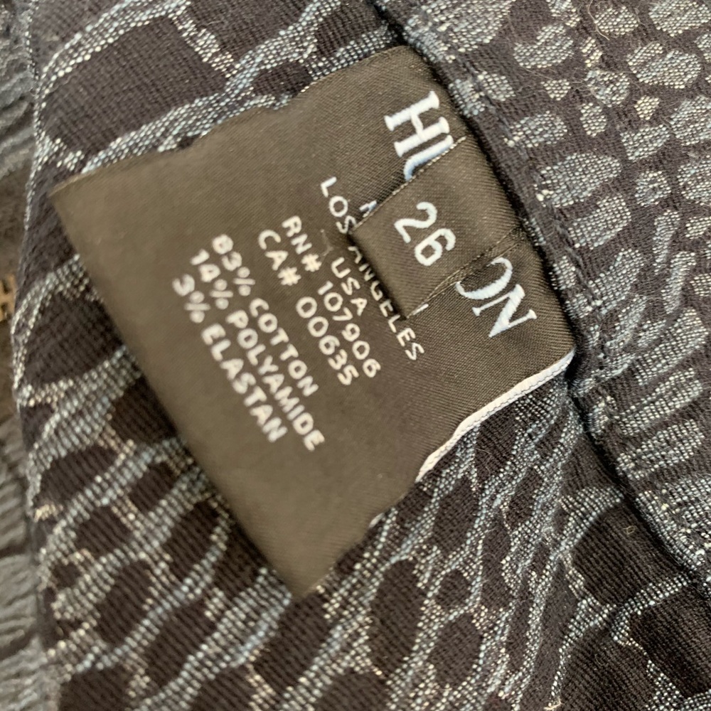 HUDSON Evelyn High Waist Super Skinny Snake Jeans - Picture 4 of 6
